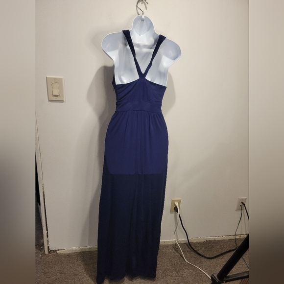 Anthropologie maeve size 6 yuma navy dress with pockets - Picture 4 of 7